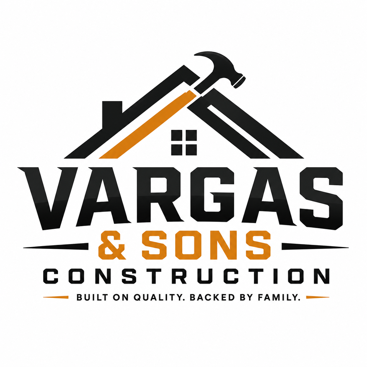 Vargas & Sons Construction Logo